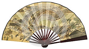 Chinese folding fan photo